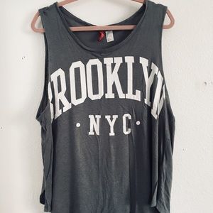 H&M Brooklyn New York workout tank